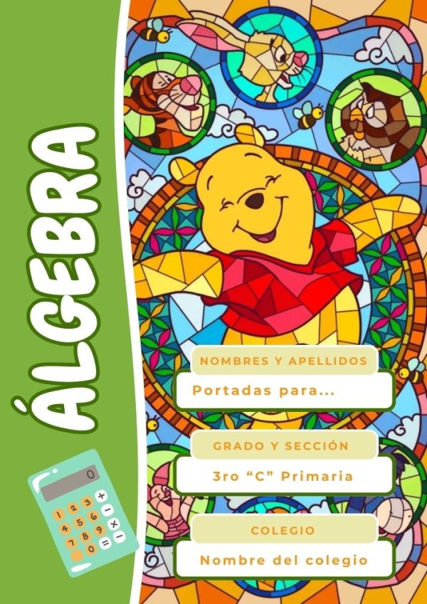 Portada bonita de Disney para cuaderno