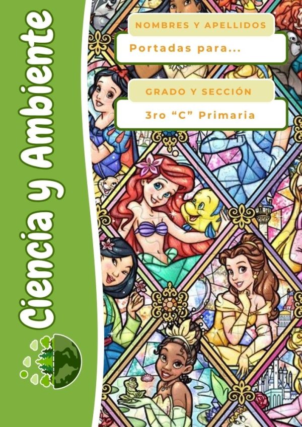 Portadas de Disney para cuadernos de primaria
