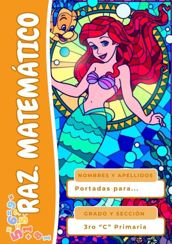 Portada escolar de Disney para cuadernos