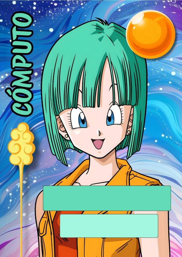 Portadas escolares de Dragon Ball Z para imprimir