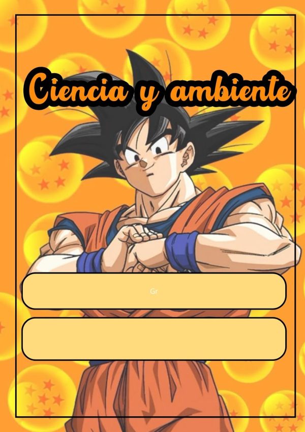 Portadas de Dragon Ball Z para cuadernos