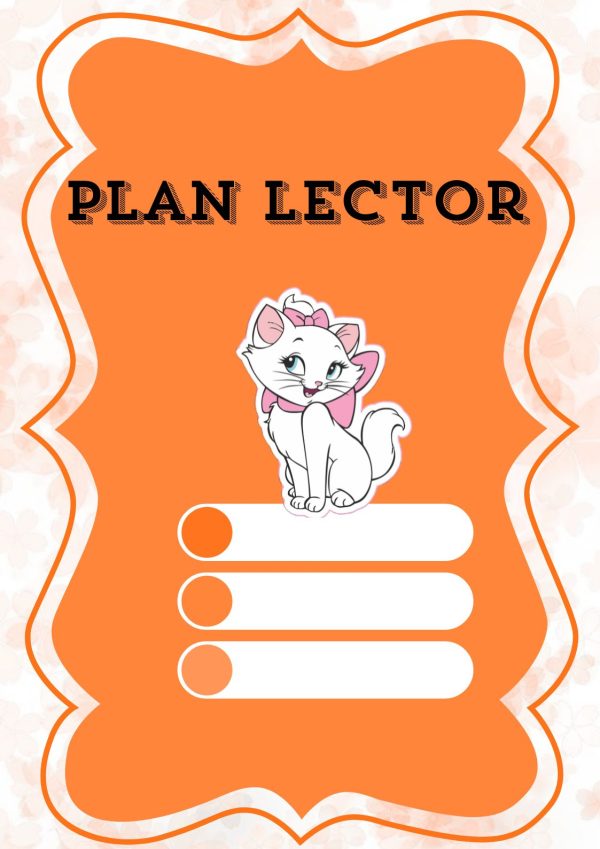Portada de cuaderno Gatita Marie para imprimir gratis