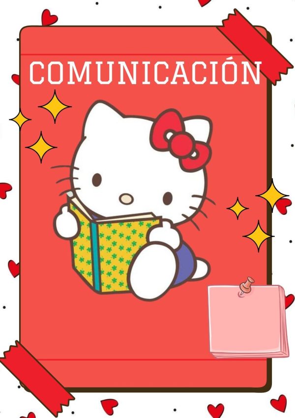 Portadas escolares de hello kitty para imprimir