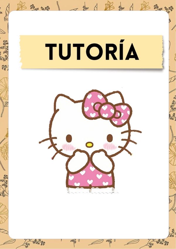 Portada de cuaderno de hello kitty para imprimir