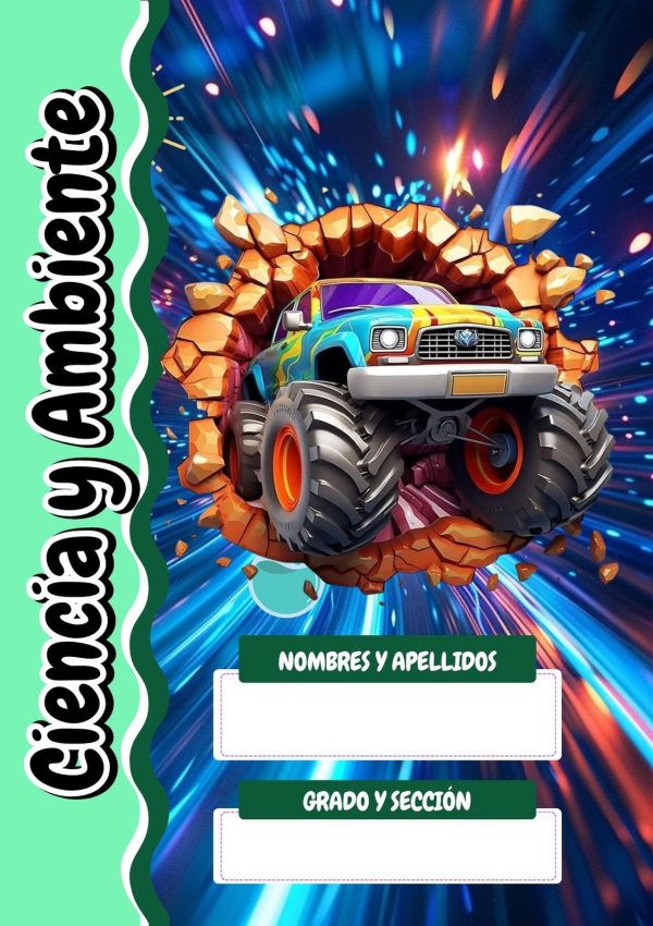 Portada de cuaderno temática hot wheels para imprimir