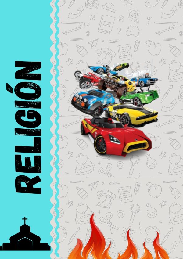 Portadas de hot wheels para imprimir en A4