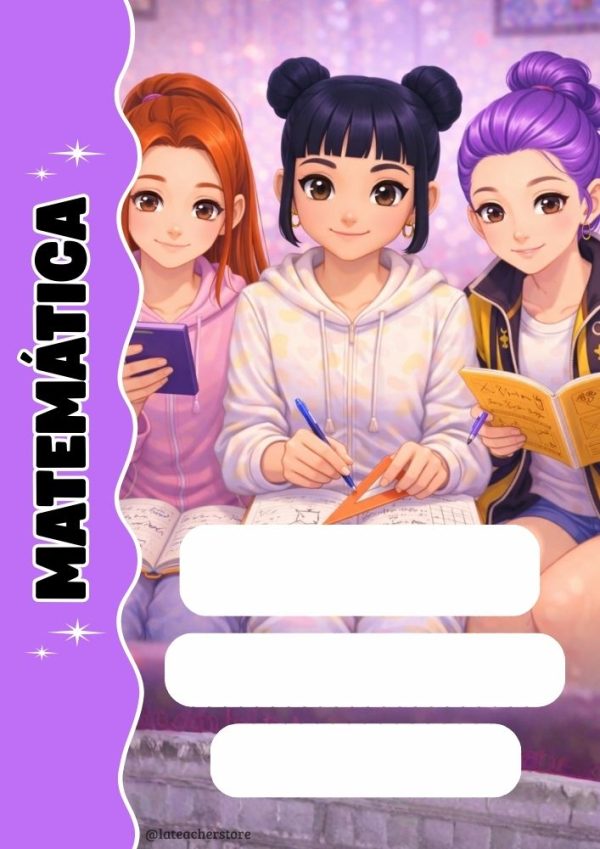 Portada de cuaderno temática Huntrix para imprimir