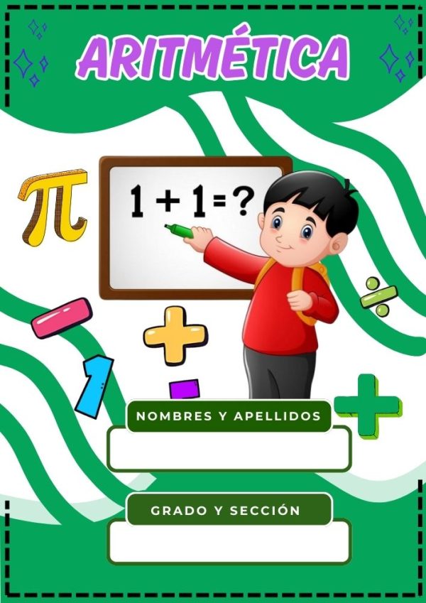 Portada de cuaderno de Inicial para imprimir