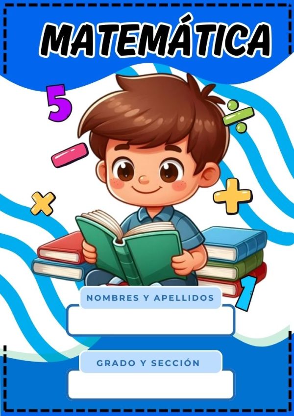 Portada de Inicial para cuadernos escolares