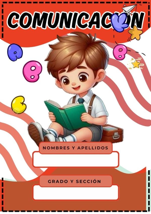 Portada creativa de Inicial para cuaderno