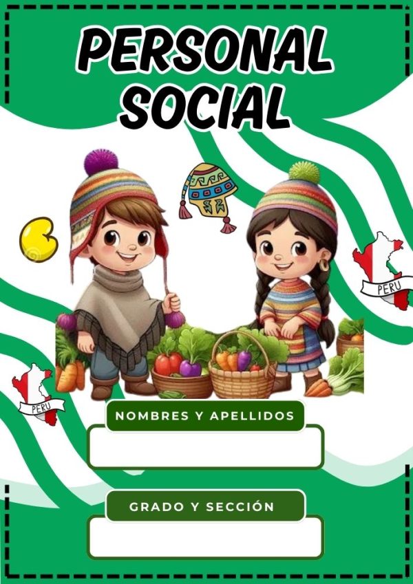 Portada de Inicial para cuaderno de primaria