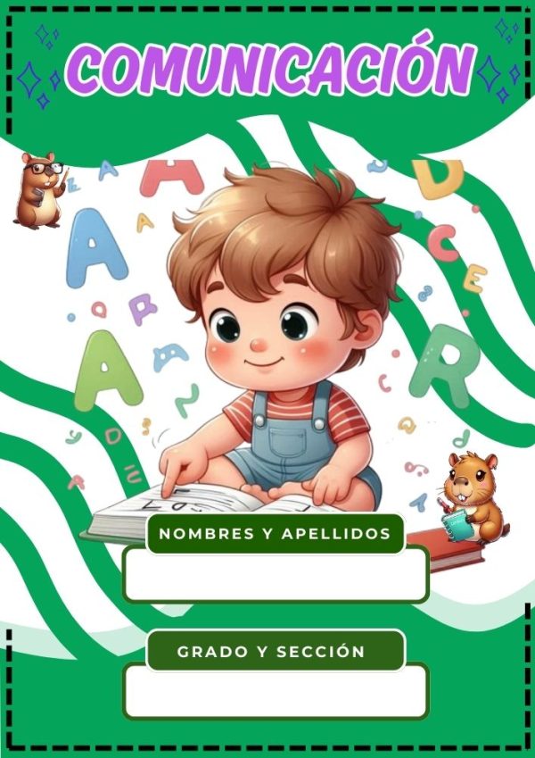 Portada de Inicial para cuadernos de primaria