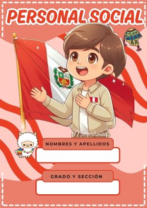 Portada de cuaderno de Inicial lista para imprimir