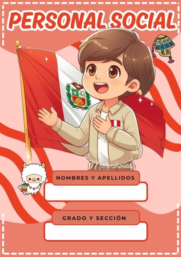 Portada de cuaderno de Inicial lista para imprimir