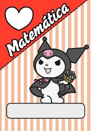Portada bonita de kuromi para cuaderno