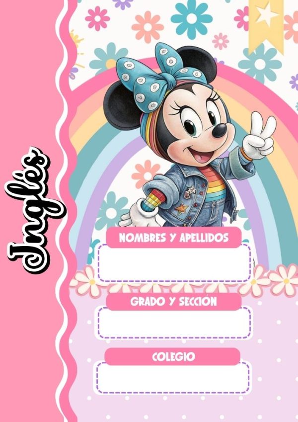Portadas de Niñas para Cuadernos Diseños Bonitos y Creativos para Imprimir en A4