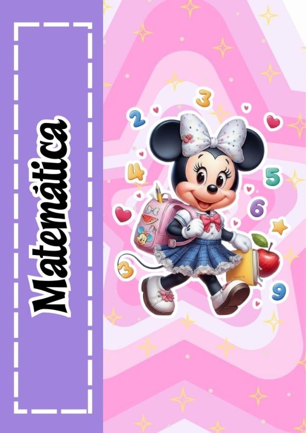 Portada de Mickey Mouse para cuaderno de clases
