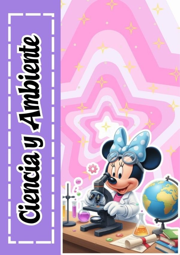 Portada de Mickey Mouse para cuadernos escolares