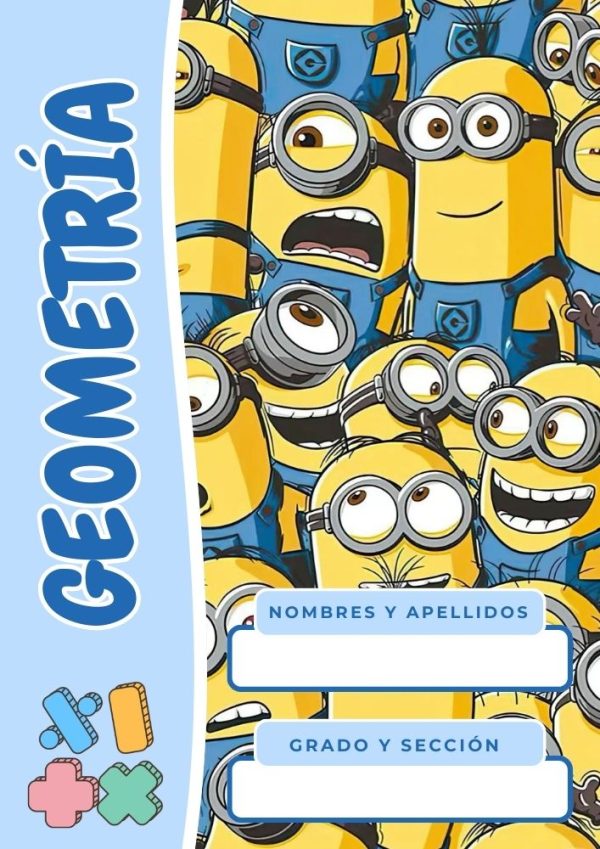 Portada bonita de Minions para cuaderno
