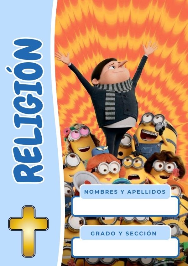 Portadas de Minions para imprimir en A4