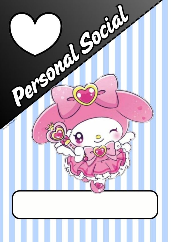 Portadas de my melody para imprimir en A4