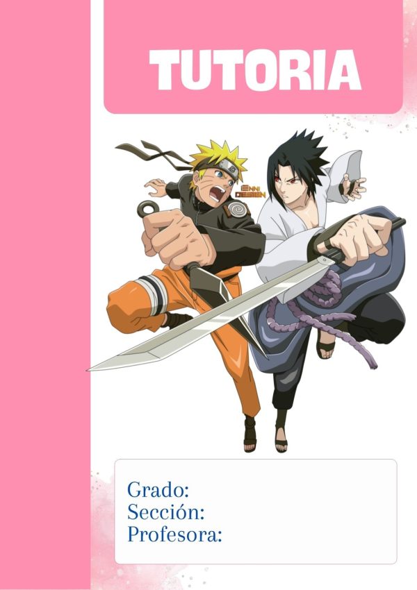 Portadas de naruto para cuadernos