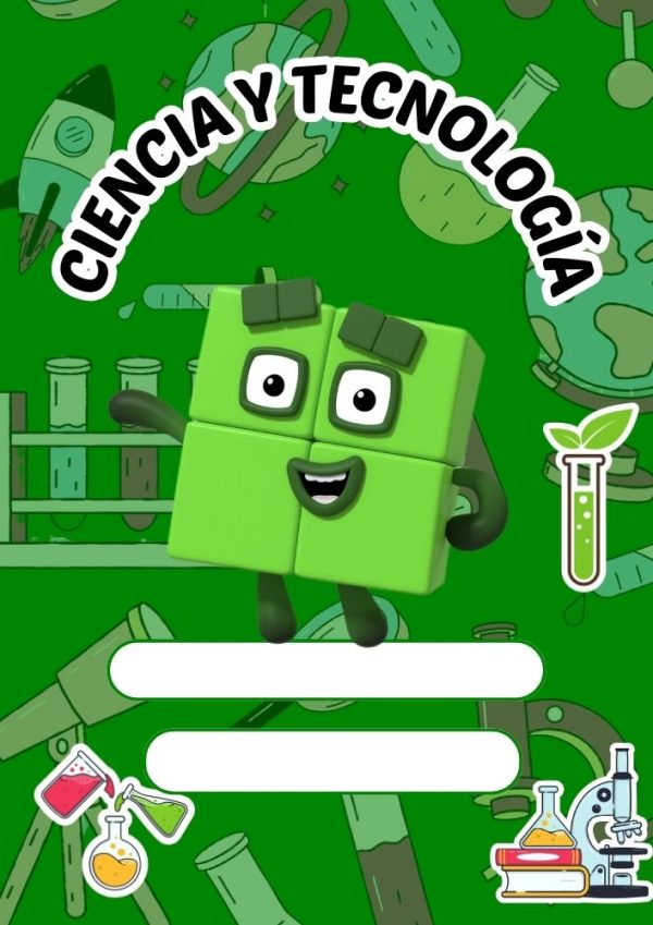 Portada de cuaderno de NUMBER BLOCKS para imprimir