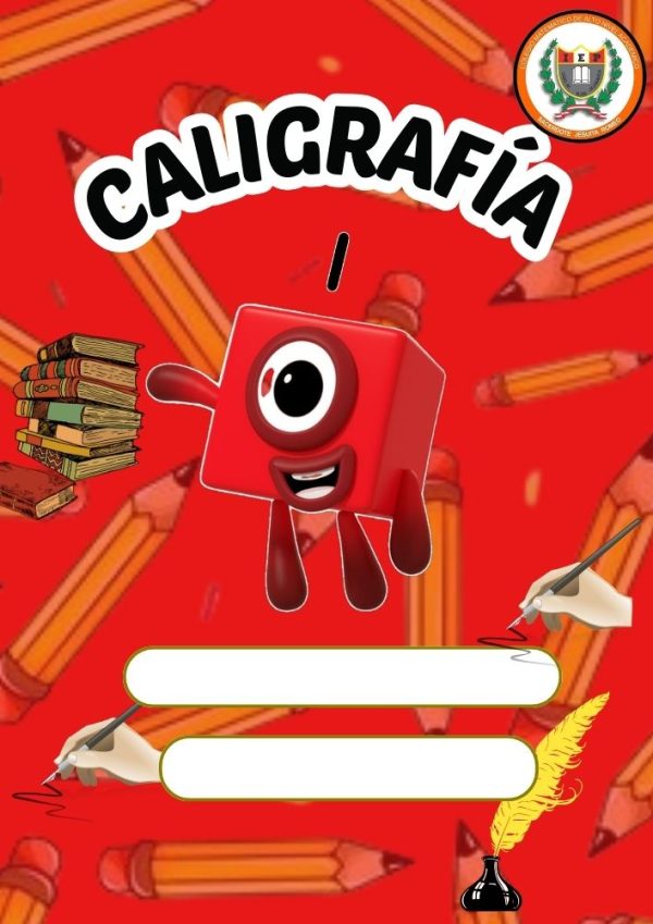 Portada de NUMBER BLOCKS para cuaderno escolar