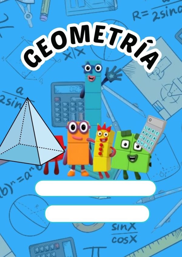 Portada de cuaderno NUMBER BLOCKS para imprimir gratis