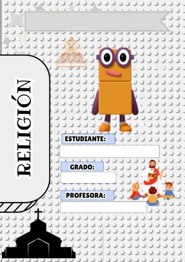 Portadas de NUMBER BLOCKS para imprimir en A4