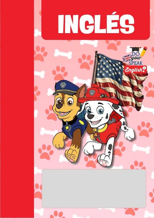 Portada decorativa de PAW Patrol para cuaderno