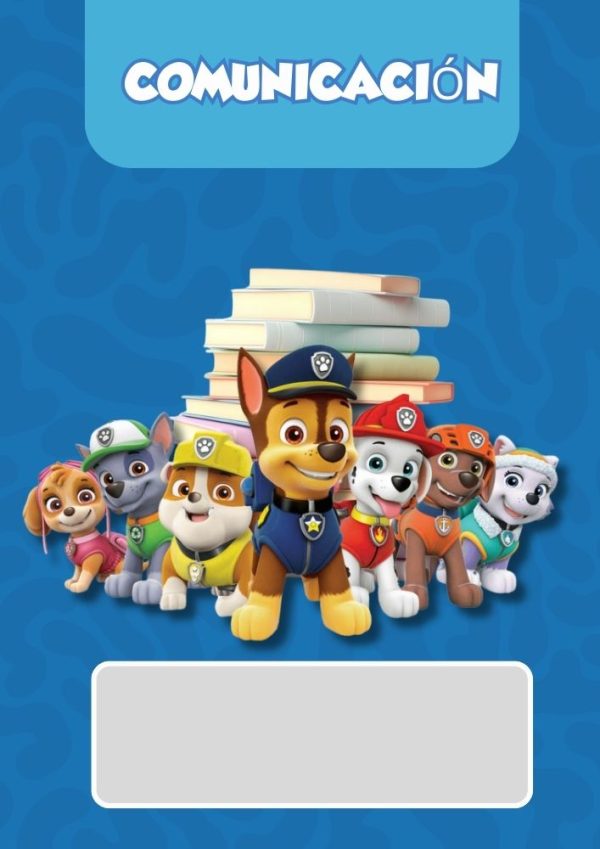 Portadas de PAW Patrol para imprimir en A4