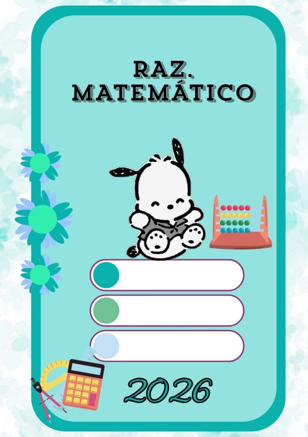 Portada colorida de Pochacco para cuaderno