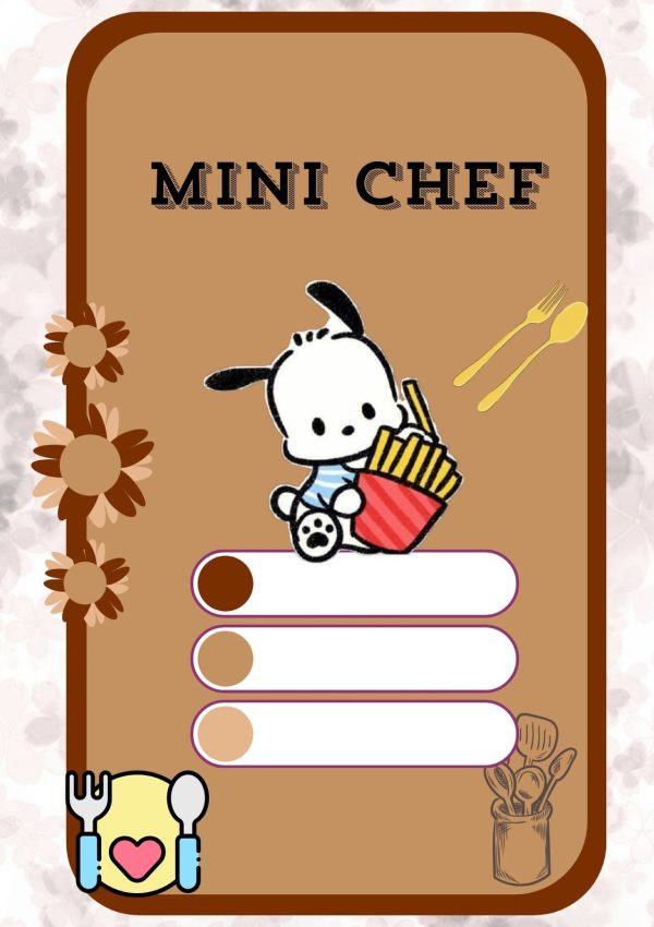 Portada decorativa de Pochacco para cuaderno