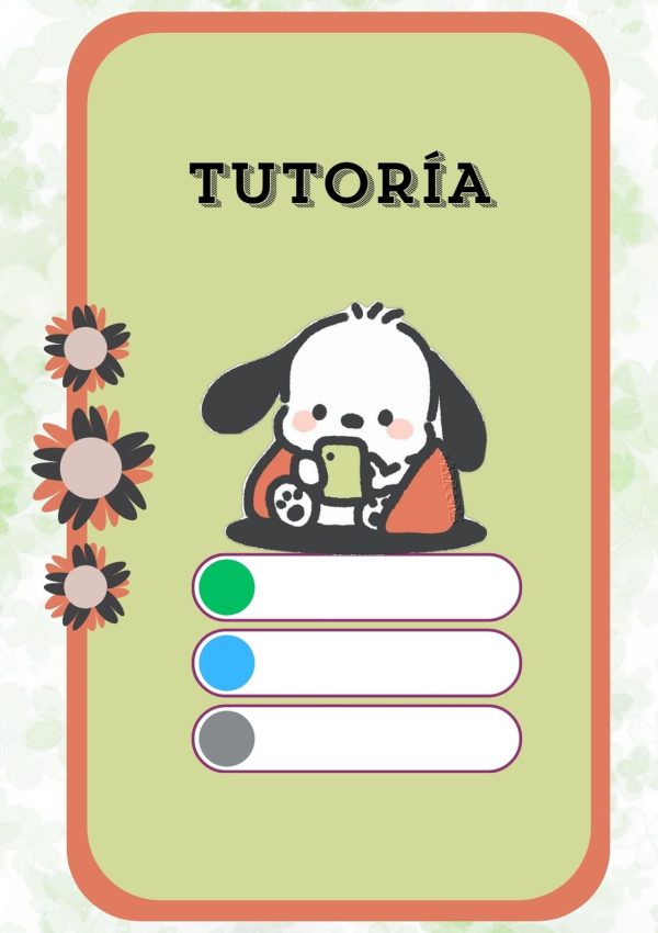 Portada de Pochacco para cuaderno de clases