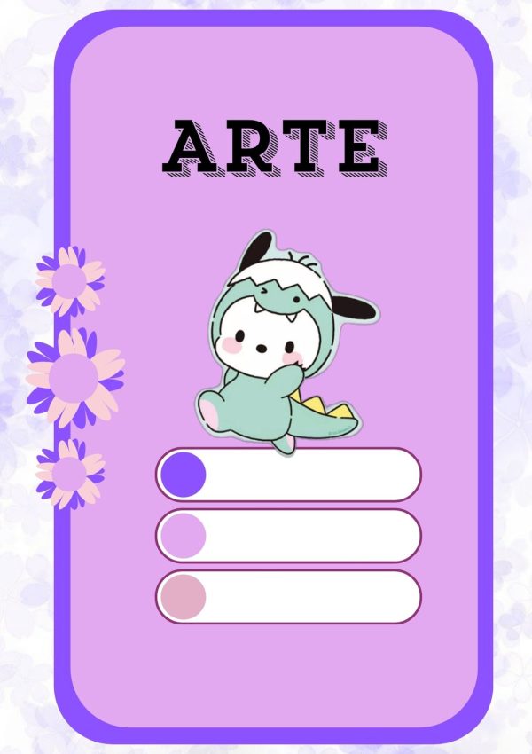 Portadas de Pochacco para cuadernos de primaria