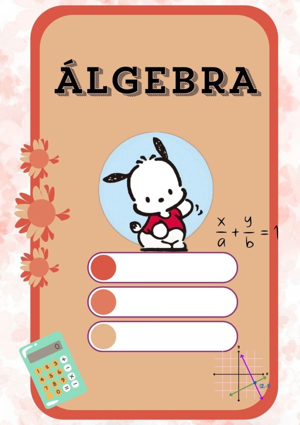 Portada de cuaderno de Pochacco para niños