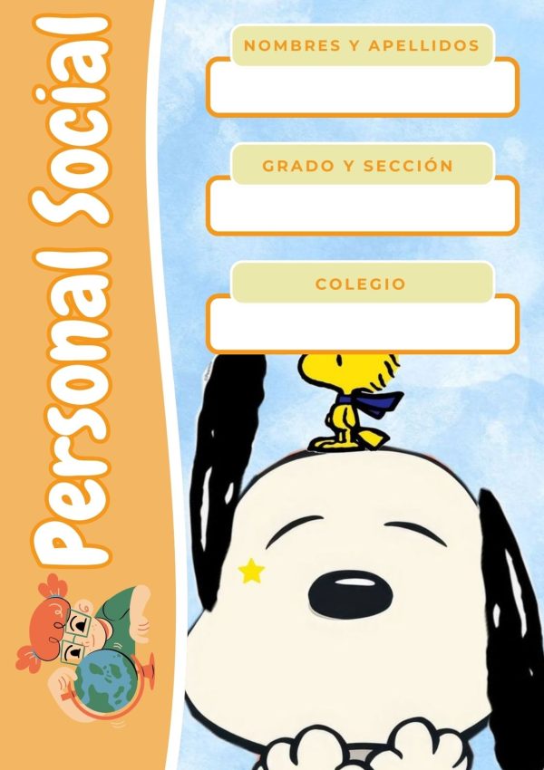 Portada de Pochacco para cuadernos de primaria
