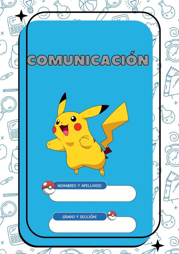 Portadas de Pokemon para imprimir en A4