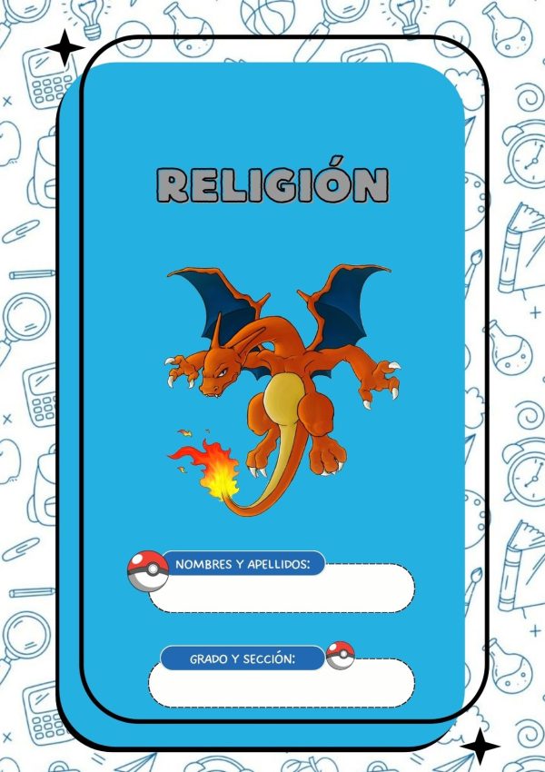Portadas de Pokemon para cuadernos de primaria