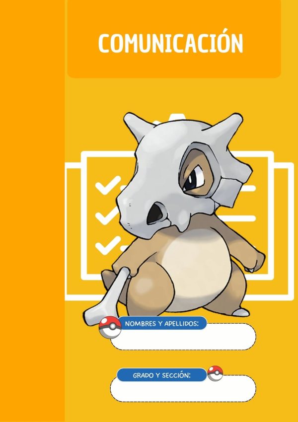 Portadas escolares de Pokemon para imprimir