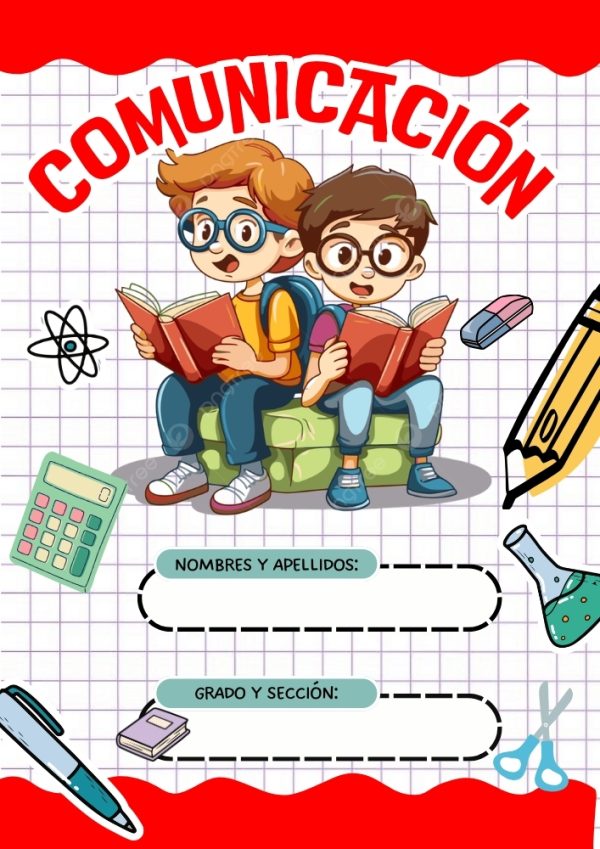 Portada de Primaria para cuaderno de clases