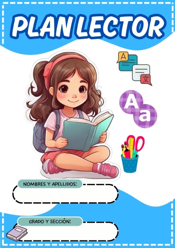 Portada de cuaderno de Primaria lista para imprimir