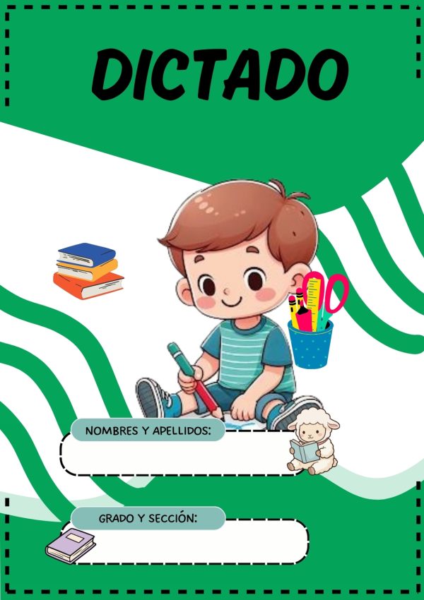 Portada de cuaderno temática primaria para imprimir