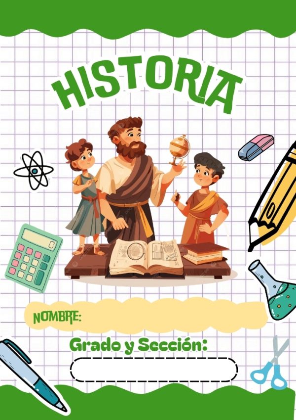 Portada de cuaderno temática Primaria para imprimir