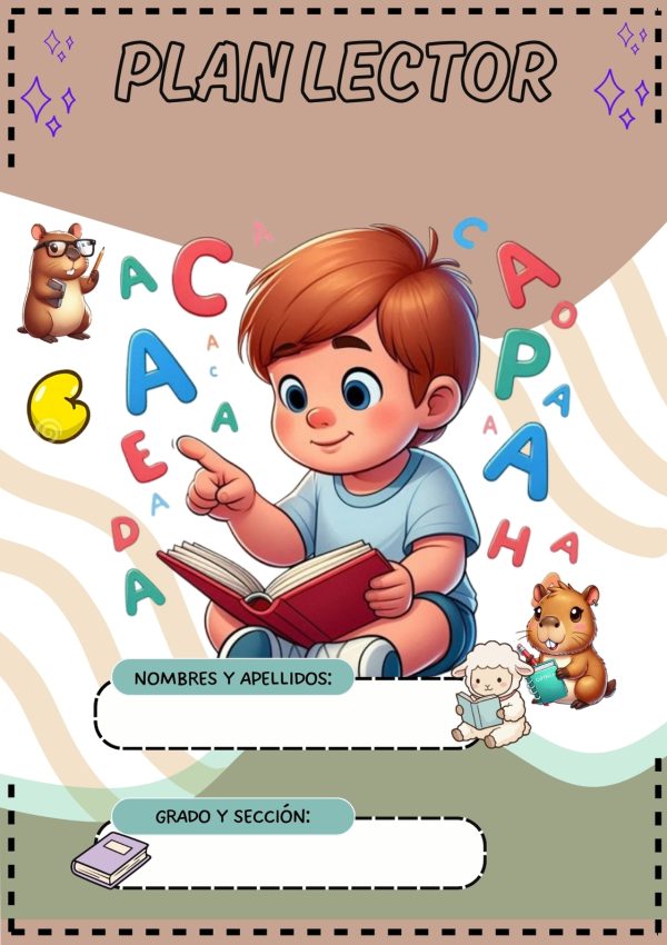Portada de cuaderno de primaria para imprimir