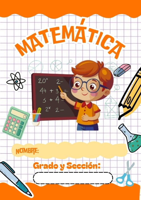 Portada de Primaria para cuadernos escolares