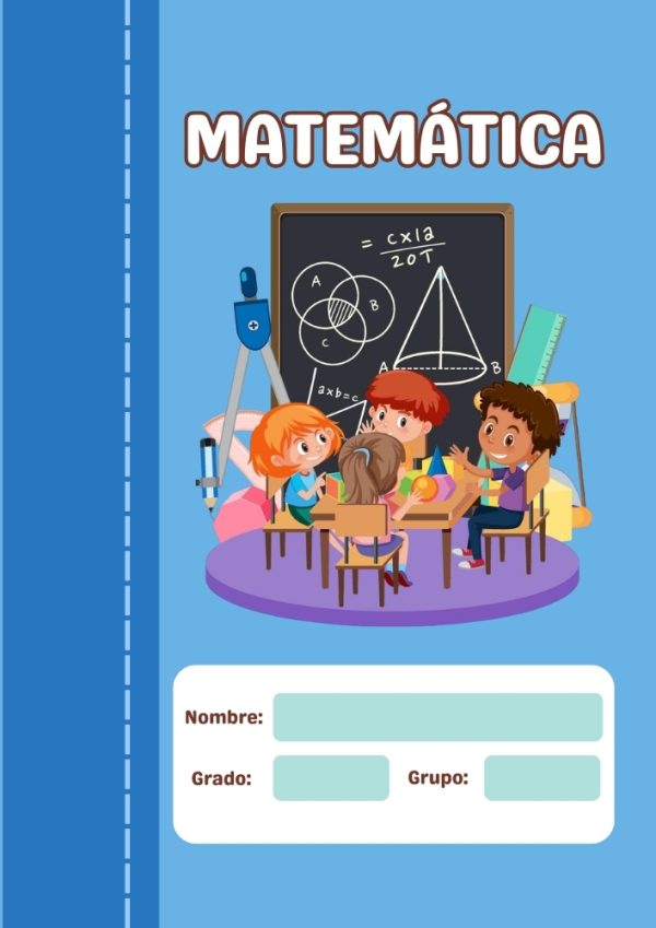 Portada de cuaderno de Primaria para niños