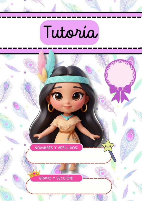 Portada bonita de Princesas Disney para cuaderno