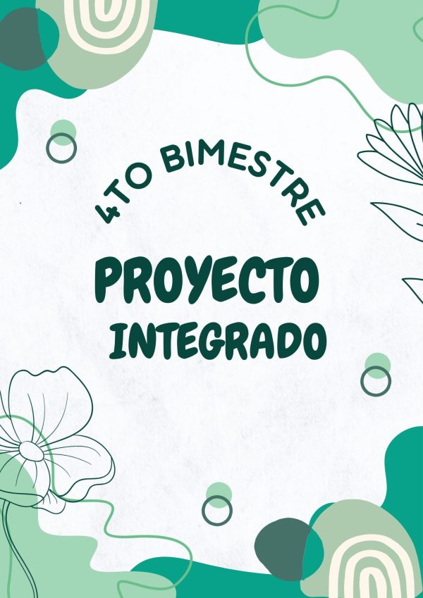 PROYECTO INTEGRADO 4TO BIMESTRE